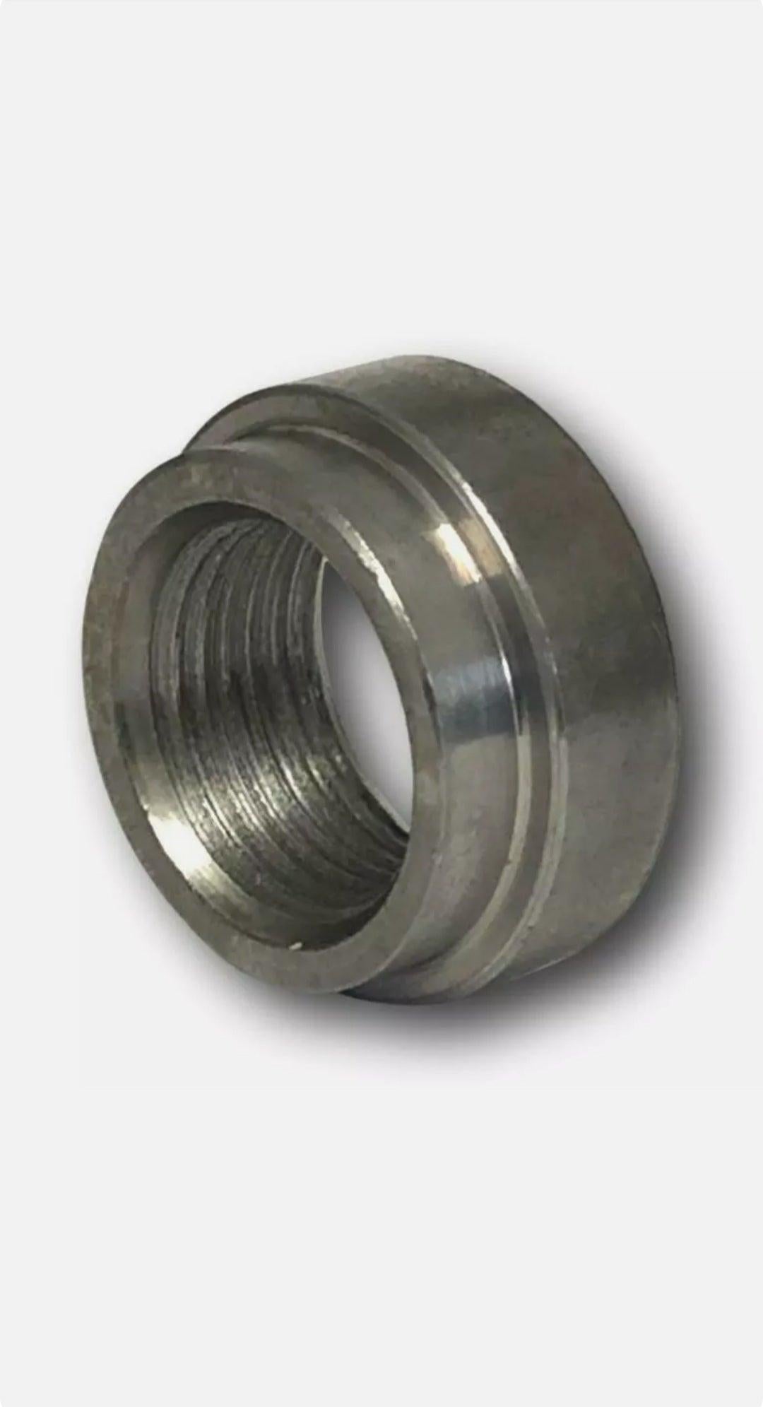 EXHAUST O2 SENSOR WELD ON BUNG MILD STEEL M18X1.5MM - Adrian Stratford Motorsport