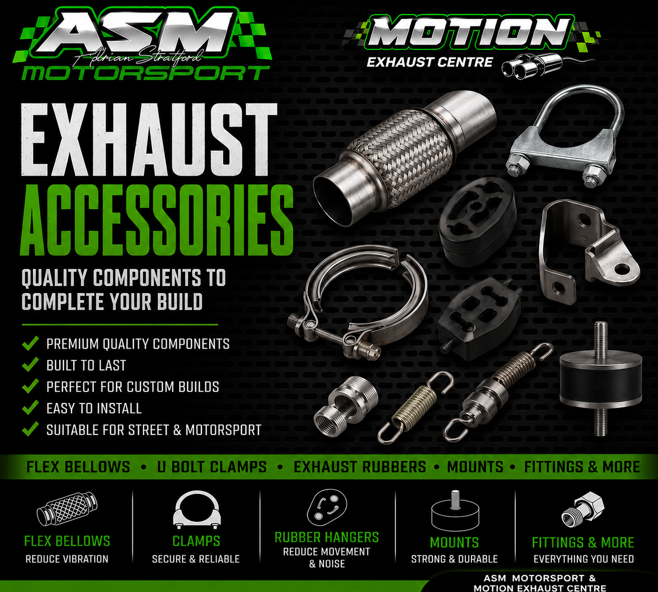 Exhaust Accessories | Exhaust Fabrication Australia