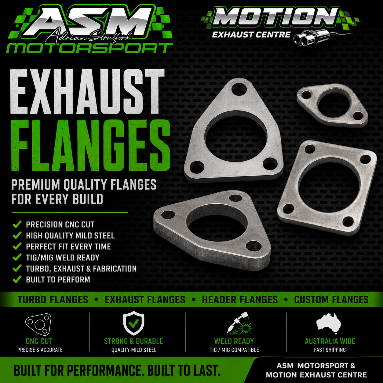 Exhaust Flanges | Exhaust Fabrication Australia
