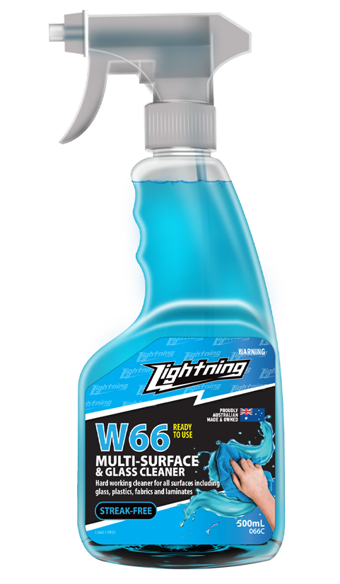 LIGHTNING W66 MULTI SURFACE AND GLASS CLEANER