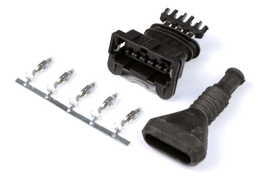 Plug and Pins Only - Bosch 5 Pin Junior Timer Female Connector HT-030312