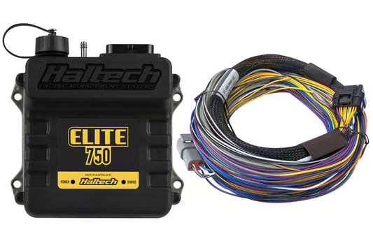 Elite 750 ECU + Basic Universal Wire-in Harness Kit Length: 2.5m (8') HT-150602
