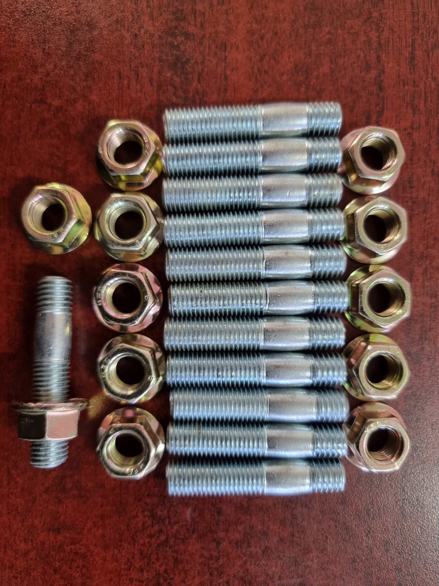 Ford Barra BA BF FG FGX Exhaust Manifold Stud & Nut Kit | Fine Thread Upgrade